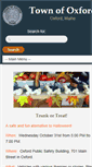 Mobile Screenshot of oxfordmaine.org